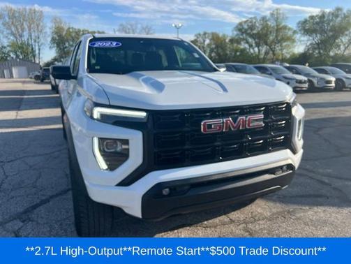 Summit White 2023 GMC Canyon ELEVATION