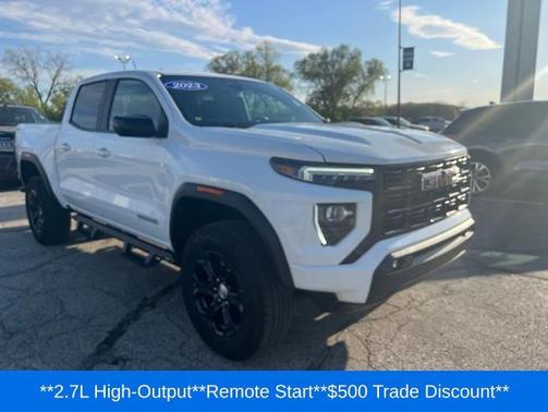 Summit White 2023 GMC Canyon ELEVATION