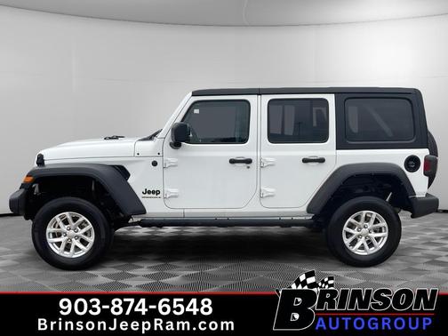 Bright White Clearcoat 2023 Jeep Wrangler Sport