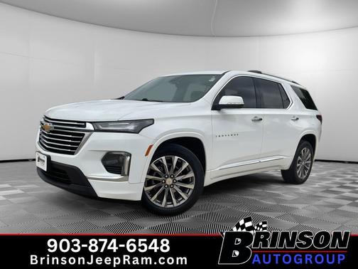 Summit White 2022 Chevrolet Traverse Premier