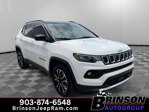 Bright White Clearcoat 2023 Jeep Compass Limited