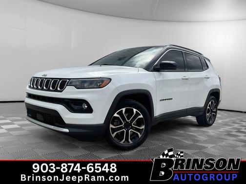 Bright White Clearcoat 2023 Jeep Compass Limited