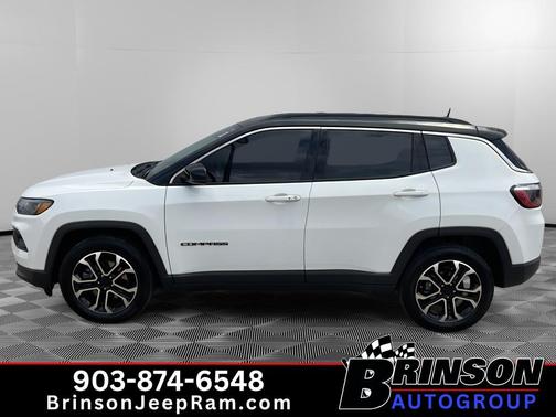 Bright White Clearcoat 2023 Jeep Compass Limited