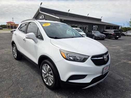 Summit White 2017 Buick Encore Preferred