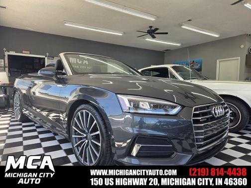 Manhattan Gray Metallic w/ Black Roof 2018 Audi A5 2.0T Premium Plus