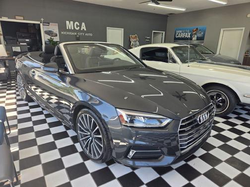 Manhattan Gray Metallic w/ Black Roof 2018 Audi A5 2.0T Premium Plus