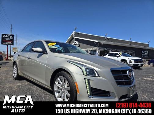 Silver Coast Metallic 2014 Cadillac CTS 2.0L Turbo Luxury
