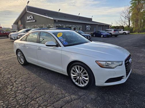 White 2014 Audi A6 2.0T Premium Plus quattro