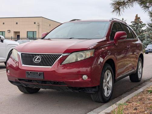Red 2010 Lexus RX 350 Base
