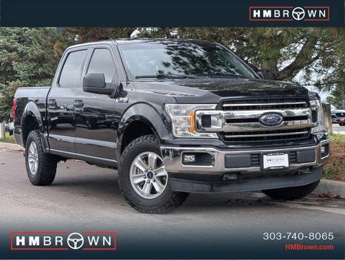 Shadow Black 2018 Ford F-150 XLT