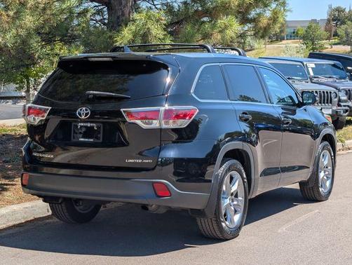 Midnight Black Metallic 2016 Toyota Highlander Limited