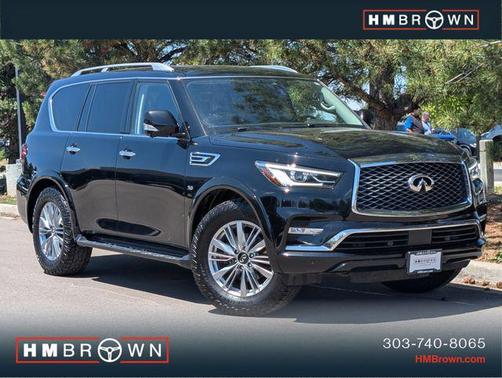 Black Obsidian 2019 INFINITI QX80 Luxe