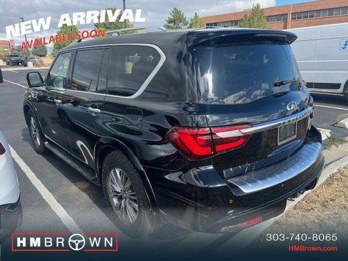Black Obsidian 2019 INFINITI QX80 Luxe