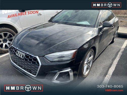 Black 2020 Audi A5 2.0T Premium