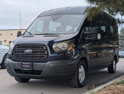 Blue 2017 Ford Transit-350 XL