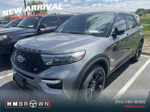 Gray Metallic 2022 Ford Explorer ST