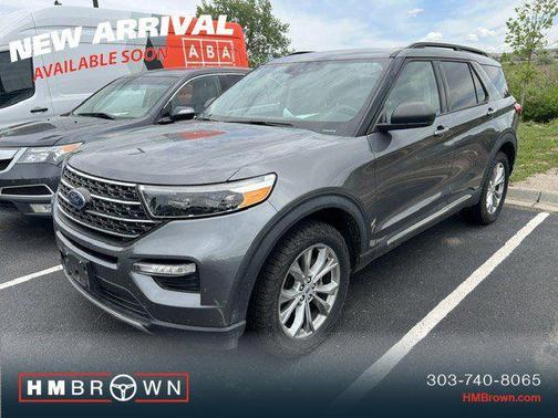 Gray Metallic 2023 Ford Explorer XLT