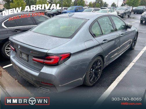 Bluestone Metallic 2021 BMW M550 i Xdrive