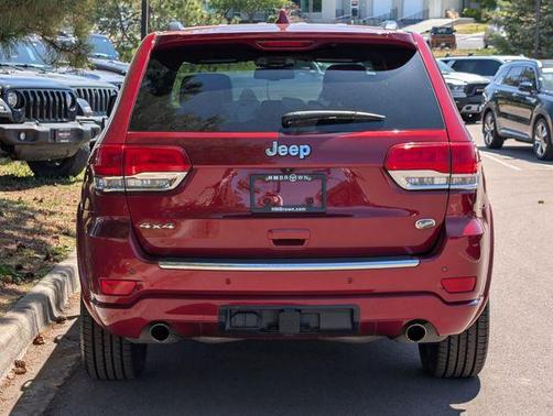 Deep Cherry Red Crystal Pearlcoat 2015 Jeep Grand Cherokee Overland