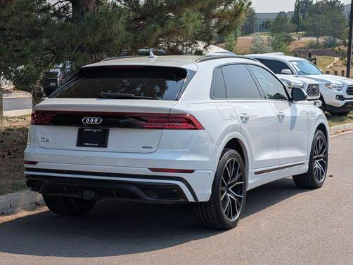Glacier White 2020 Audi Q8 55 Premium Plus