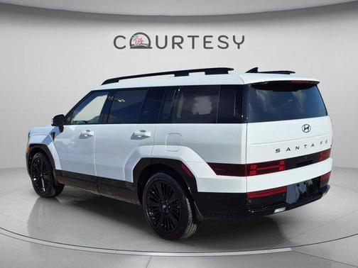 White 2025 Hyundai SANTA FE HEV Calligraphy