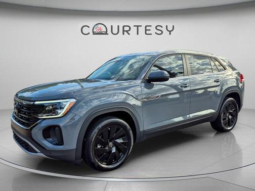 Gray 2024 Volkswagen Atlas Cross Sport 2.0T SE w/Technology