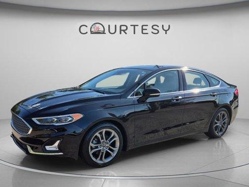 Black Metallic 2020 Ford Fusion Hybrid Titanium