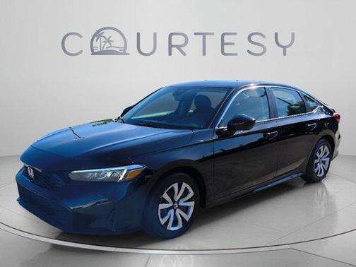 Crystal Black Pearl 2025 Honda Civic LX
