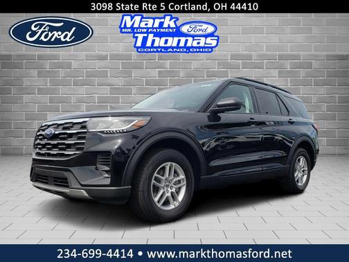 Agate Black Metallic 2026 Ford Explorer Active