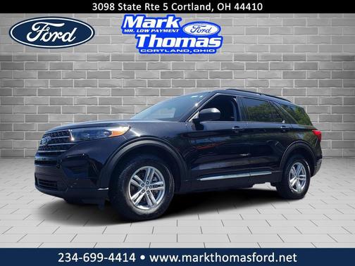 Agate Black Metallic 2023 Ford Explorer XLT