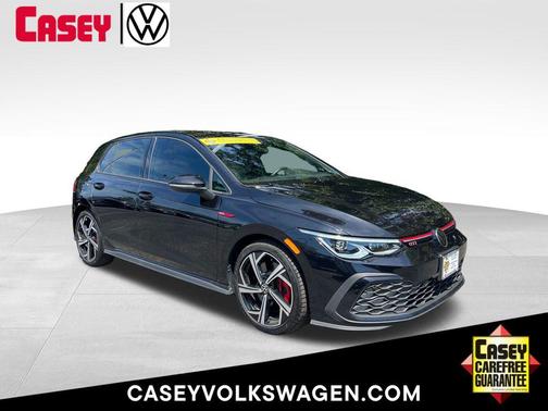Deep Black Pearl 2024 Volkswagen Golf GTI 2.0T SE DSG