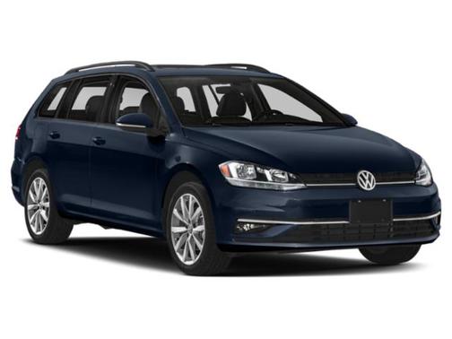 Pure White 2019 Volkswagen Golf SportWagen TSI SE