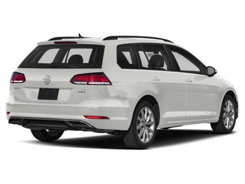 Pure White 2019 Volkswagen Golf SportWagen TSI SE
