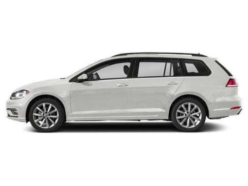 Pure White 2019 Volkswagen Golf SportWagen TSI SE