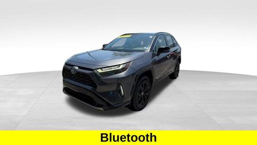 Magnetic Gray Metallic/Midnight Black Metallic 2023 Toyota RAV4 Hybrid SE
