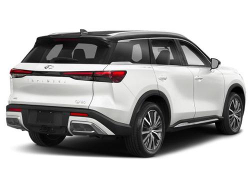 Majestic White/Black Obsidian 2025 INFINITI QX60 AUTOGRAPH
