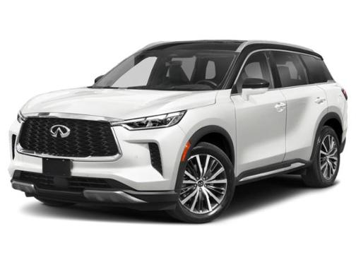 Majestic White/Black Obsidian 2025 INFINITI QX60 AUTOGRAPH