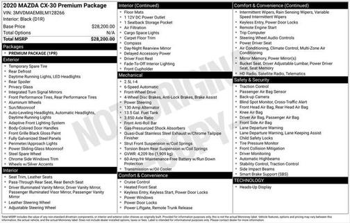 2020 Mazda CX-30 Premium Package