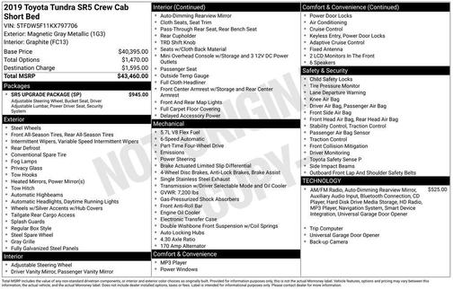 2019 Toyota Tundra SR5