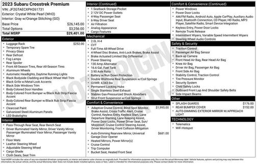 2023 Subaru Crosstrek Premium