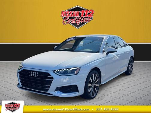 Glacier White Metallic 2022 Audi A4 40 Premium Plus