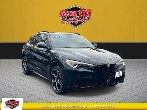 Vulcano Black Metallic 2023 Alfa Romeo Stelvio Veloce AWD