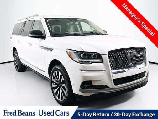 PRISTINE WHITE METALLIC 3C 2023 Lincoln Navigator L RESERVE