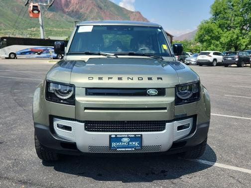 Pangea Green Metallic 2023 Land Rover Defender 110 SE