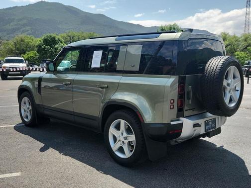 Pangea Green Metallic 2023 Land Rover Defender 110 SE
