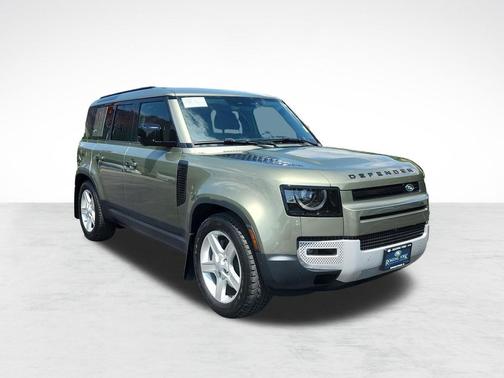 Pangea Green Metallic 2023 Land Rover Defender 110 SE