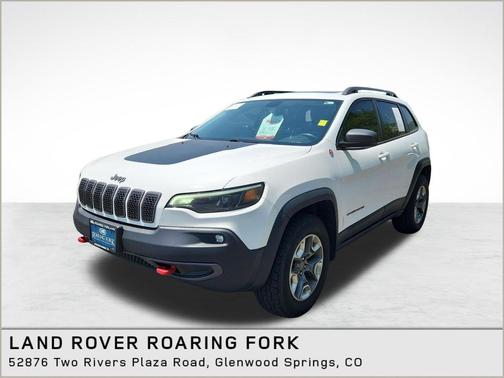 Bright White Clearcoat 2019 Jeep Cherokee Trailhawk