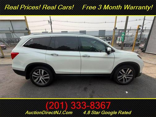 White Diamond Pearl 2016 Honda Pilot Touring