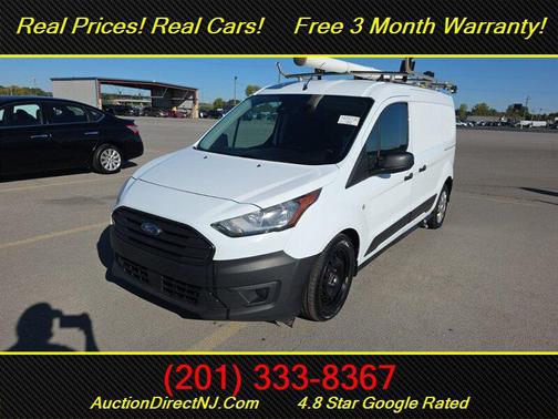 Frozen White 2022 Ford Transit Connect XL Cargo Van