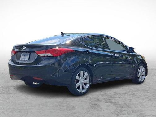 Midnight Black Mica 2013 Hyundai ELANTRA Limited